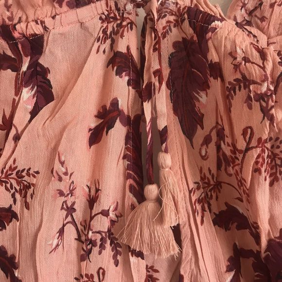 Topshop Floral Cold Shoulder Viscose Romper - Picture 8 of 10